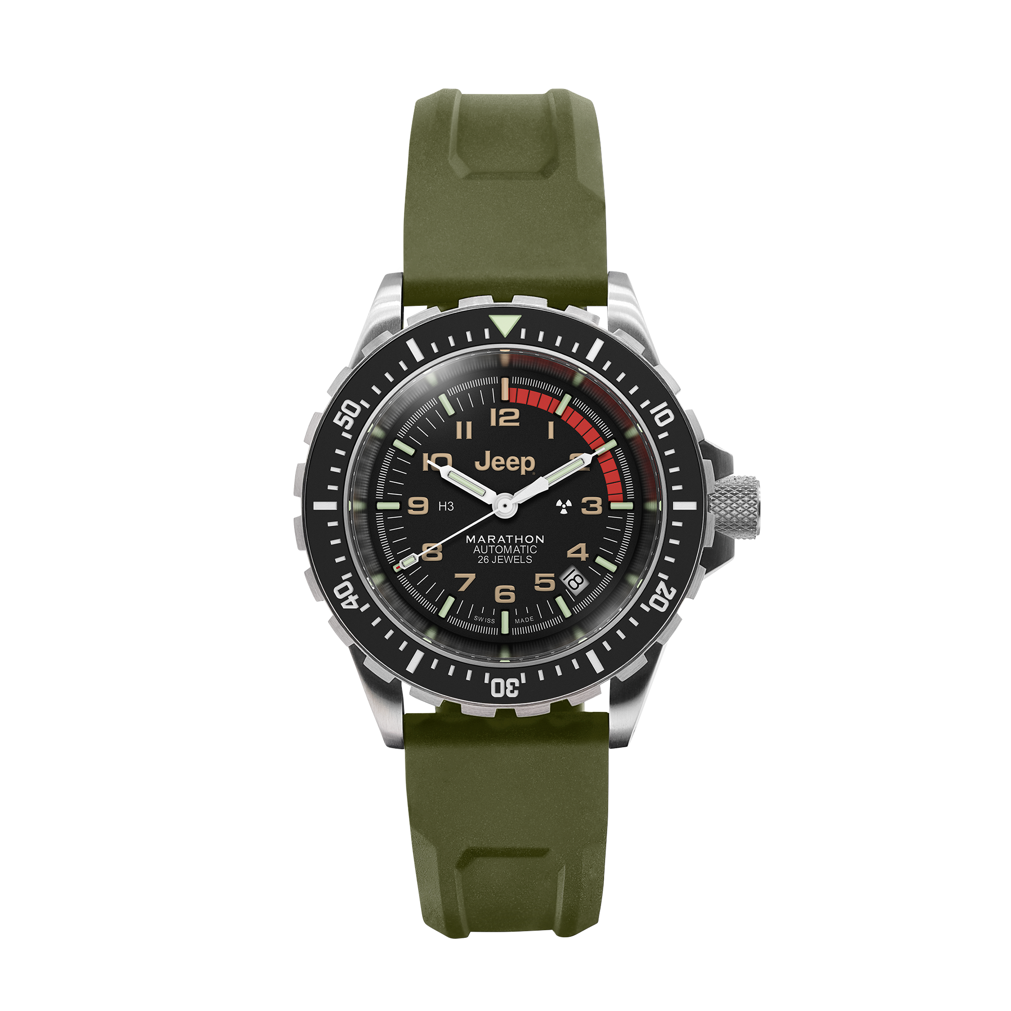 41mm Jeep® Rubicon GSAR® (Diver's Automatic) – Marathon Watch