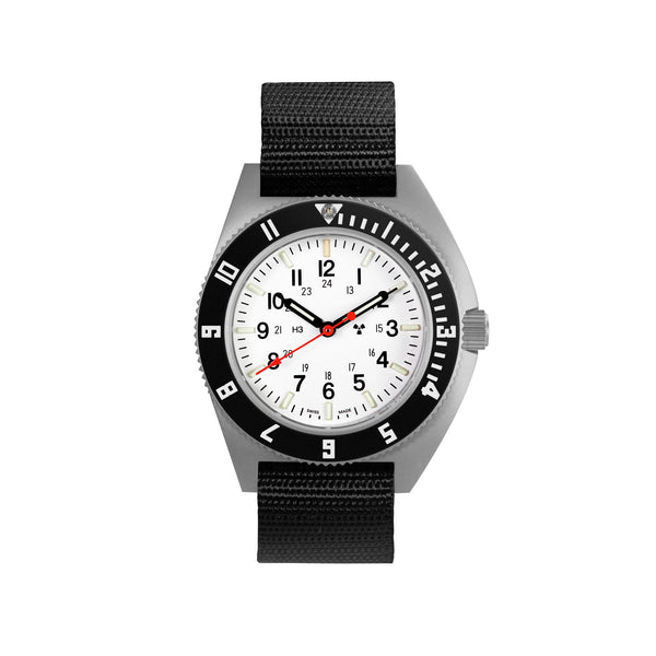 41mm Arctic Steel Navigator (SSNAV) on Ballistic Nylon