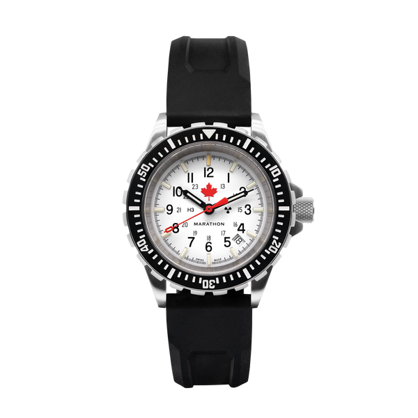 41mm Arctic Red Maple Large Diver's Automatic (GSAR) – Marathon Watch