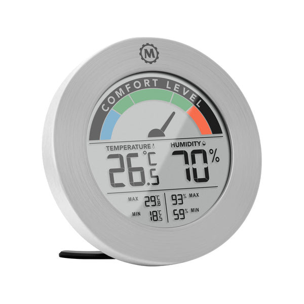 Indoor Analog Hygrometer Thermometer - High Quality Stainless Steel Humidity  Meter And Room Thermometer For Reliable And Comfortable Indoor Climate Co