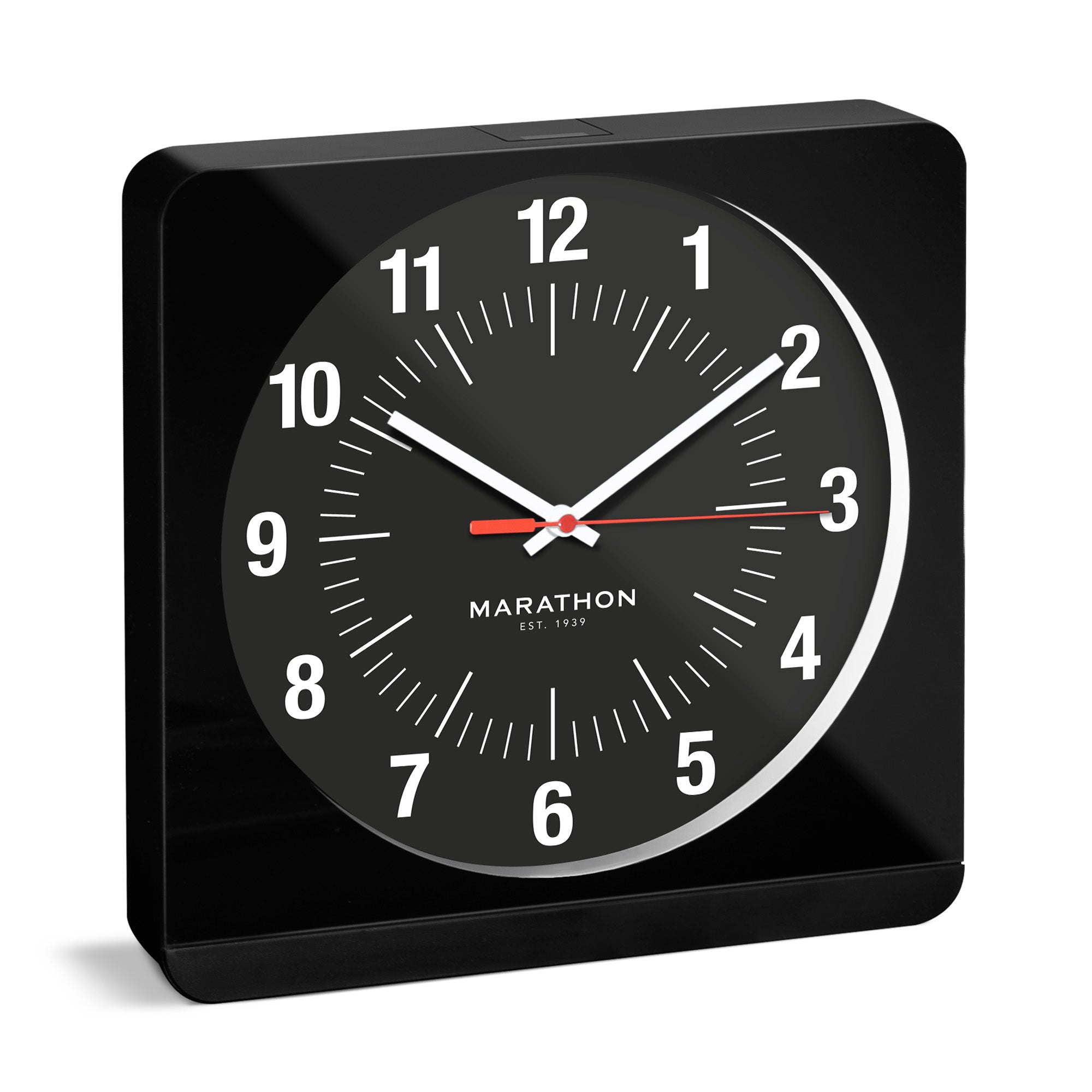 Studio Edition Jumbo 12 Inch Analog Wall Clock with Auto Backlight