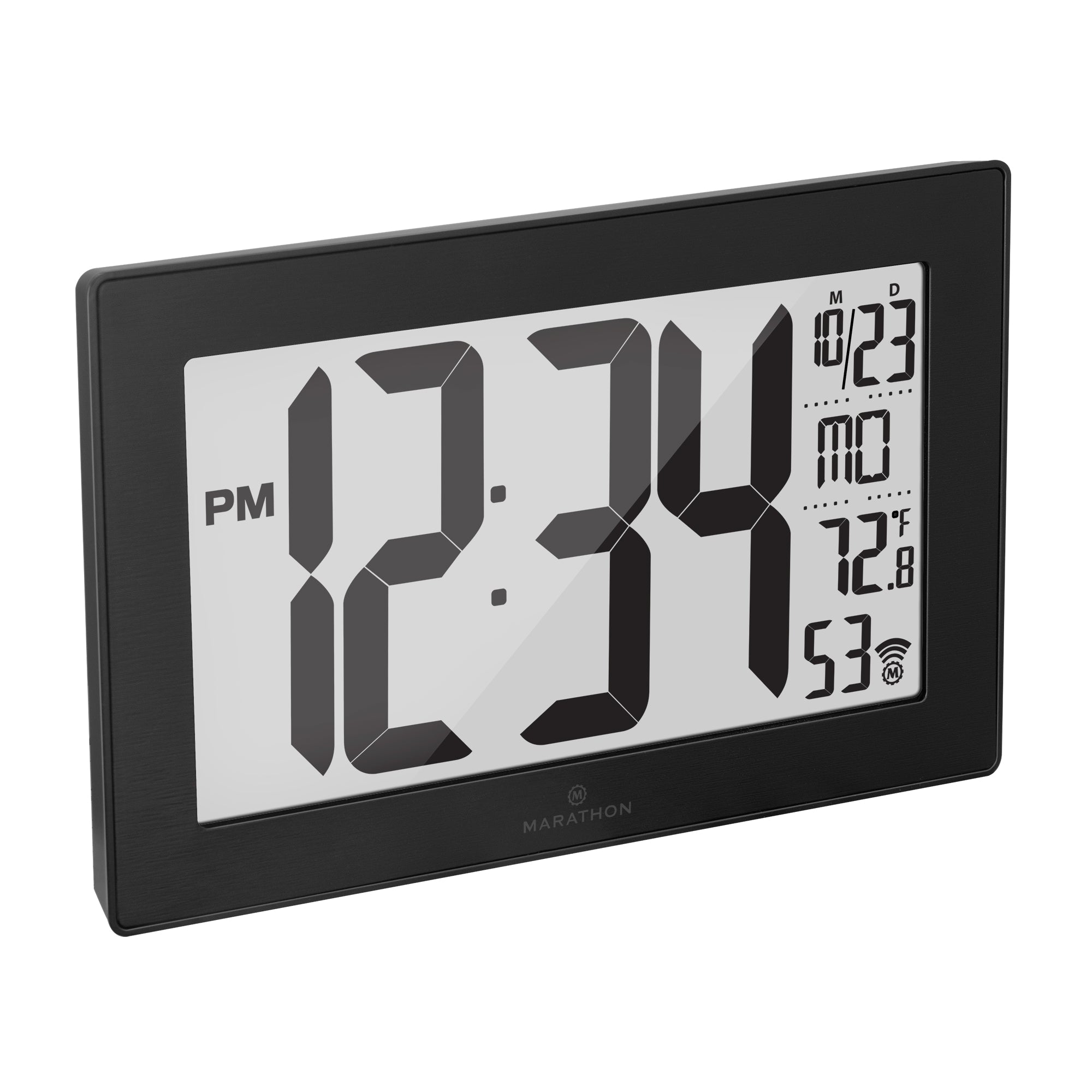 Marathon 2025 digital clock