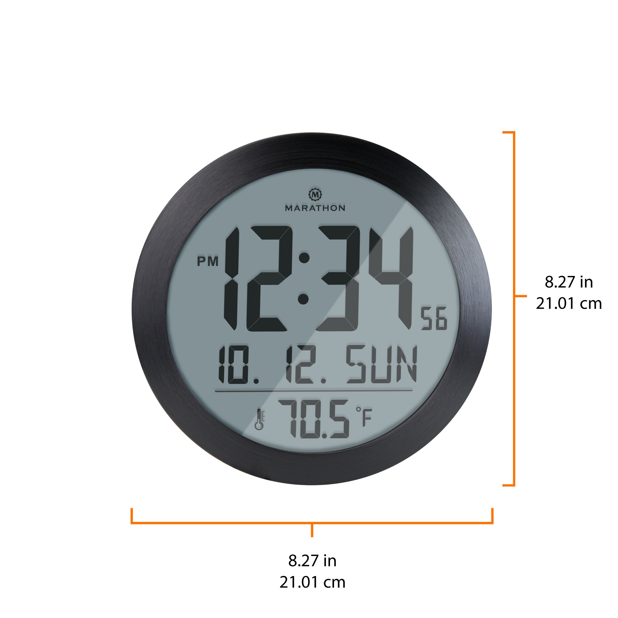 Reloj digital de discount pared