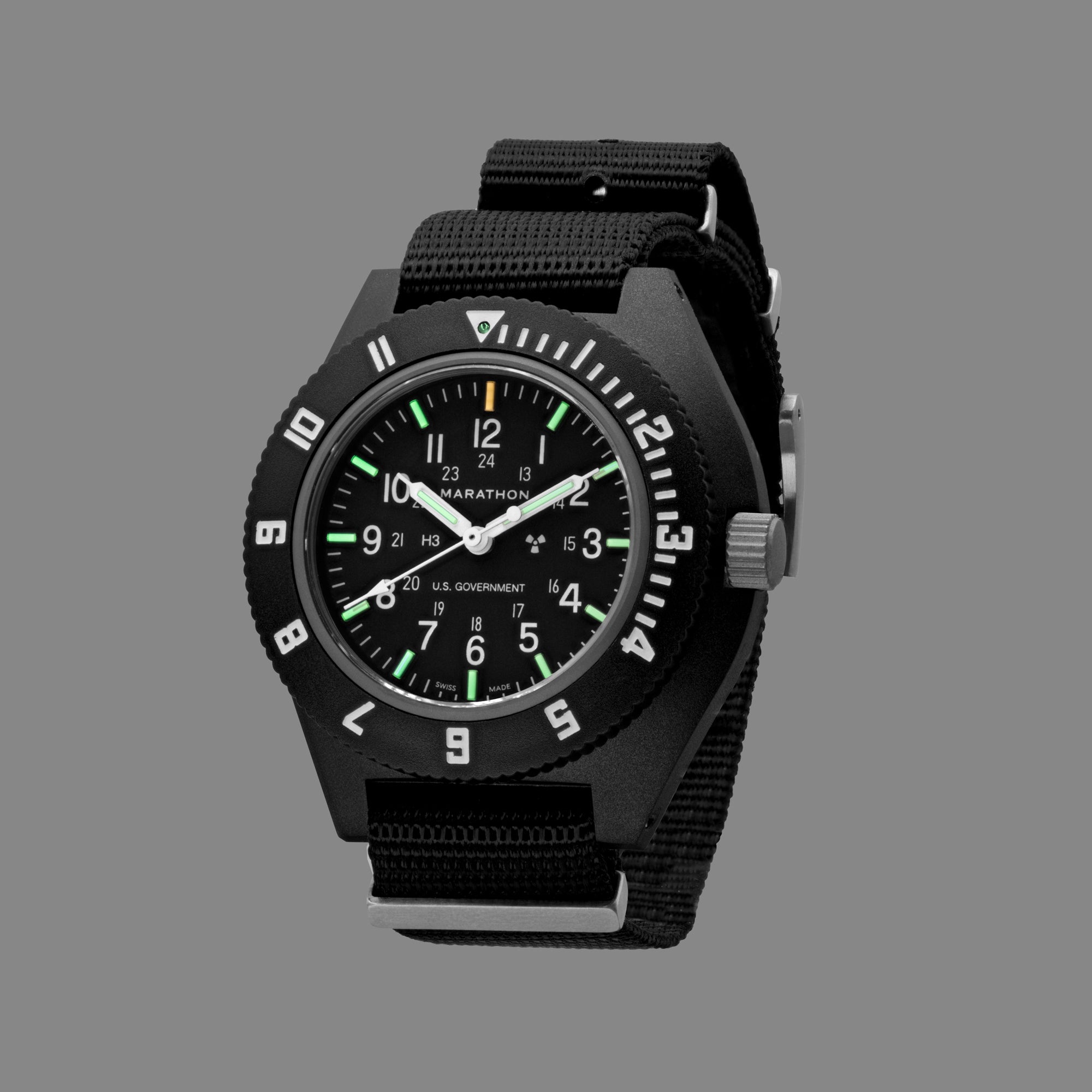 41mm Black Pilot's Navigator (Quartz) – Marathon Watch