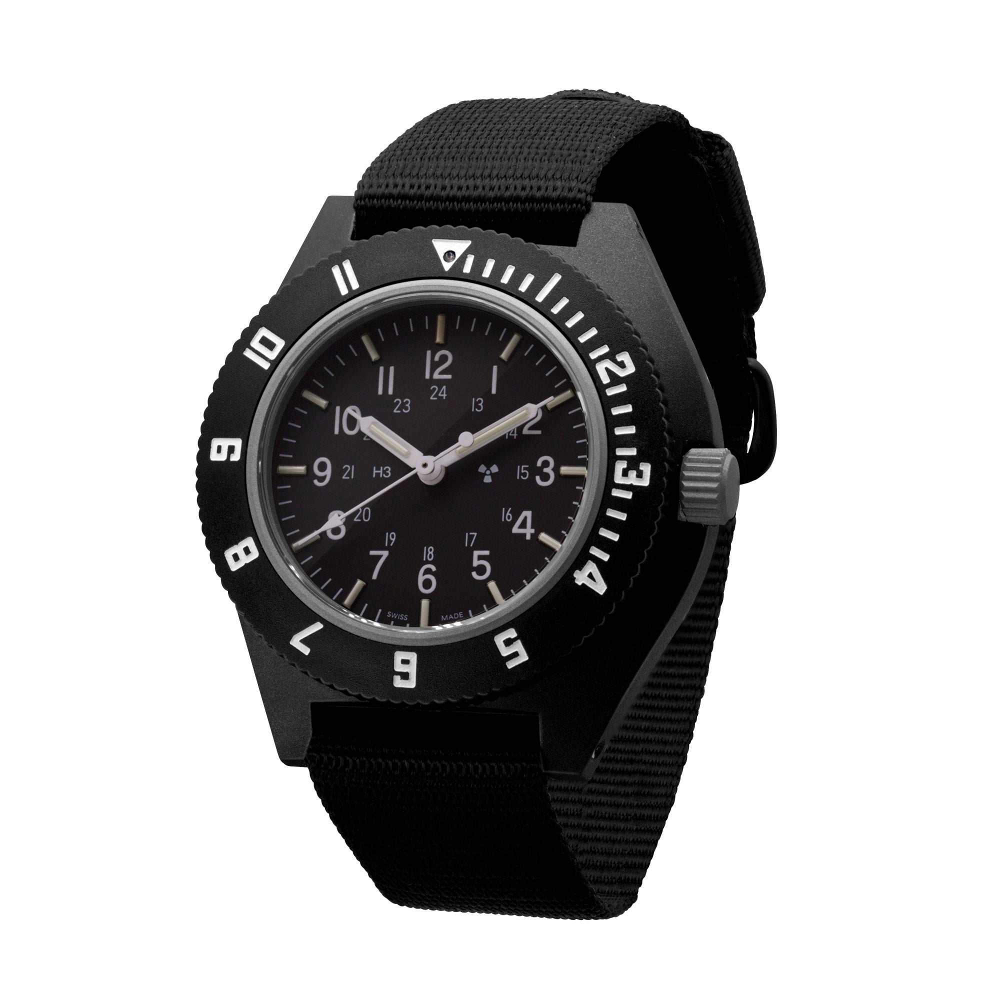 41mm Black Pilot's Navigator (Quartz) – Marathon Watch