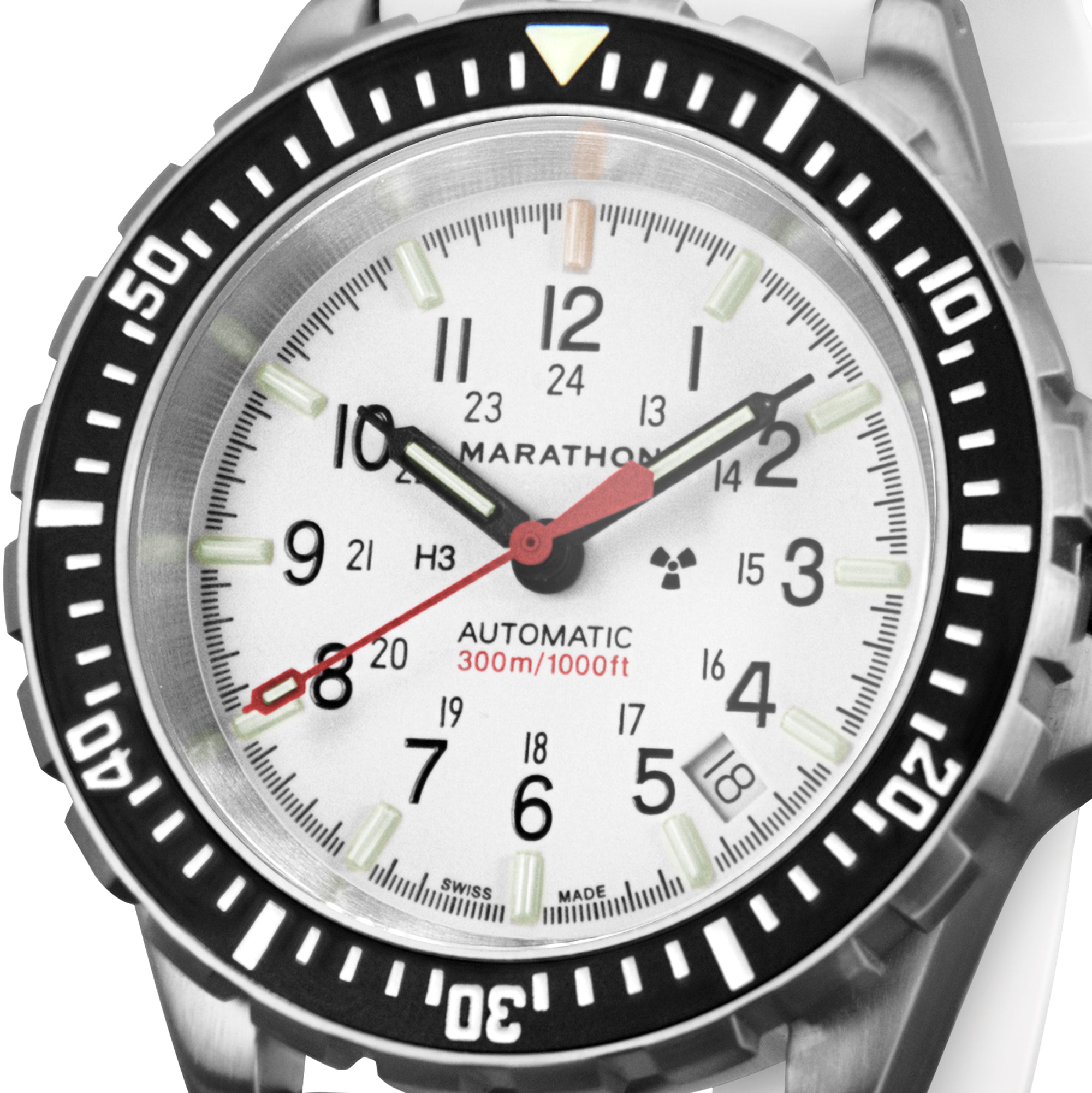 41mm Arctic Edition Large Diver's Automatic (GSAR) – Marathon Watch